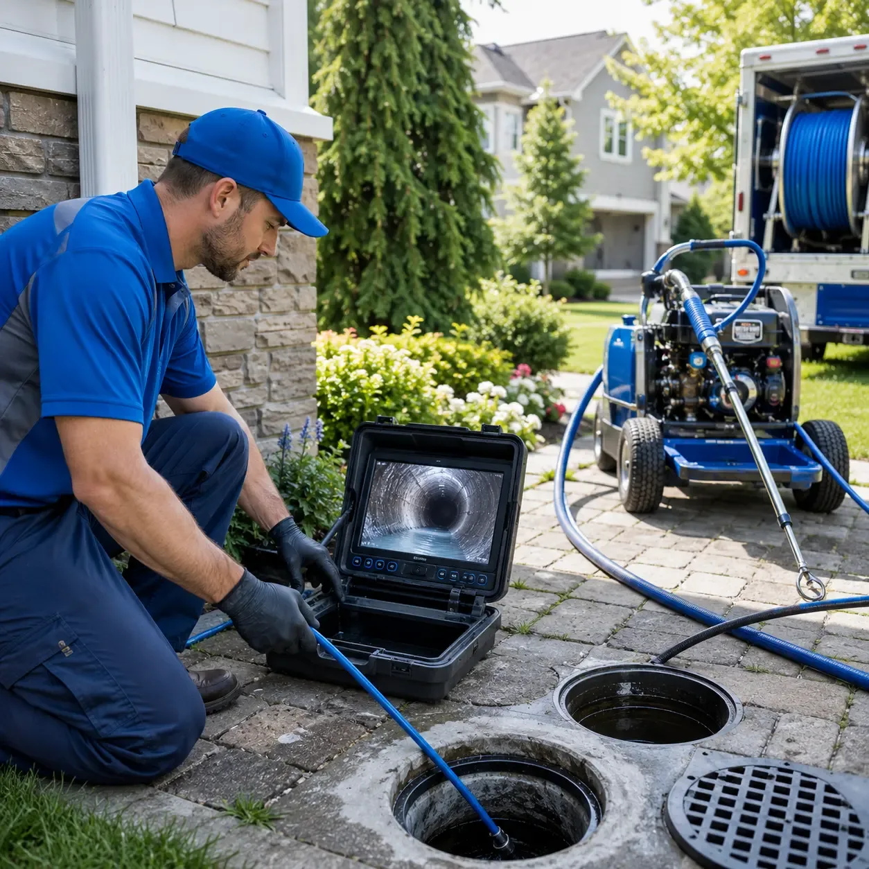 Outdoor drain cleaning professionals serving Westville, IL